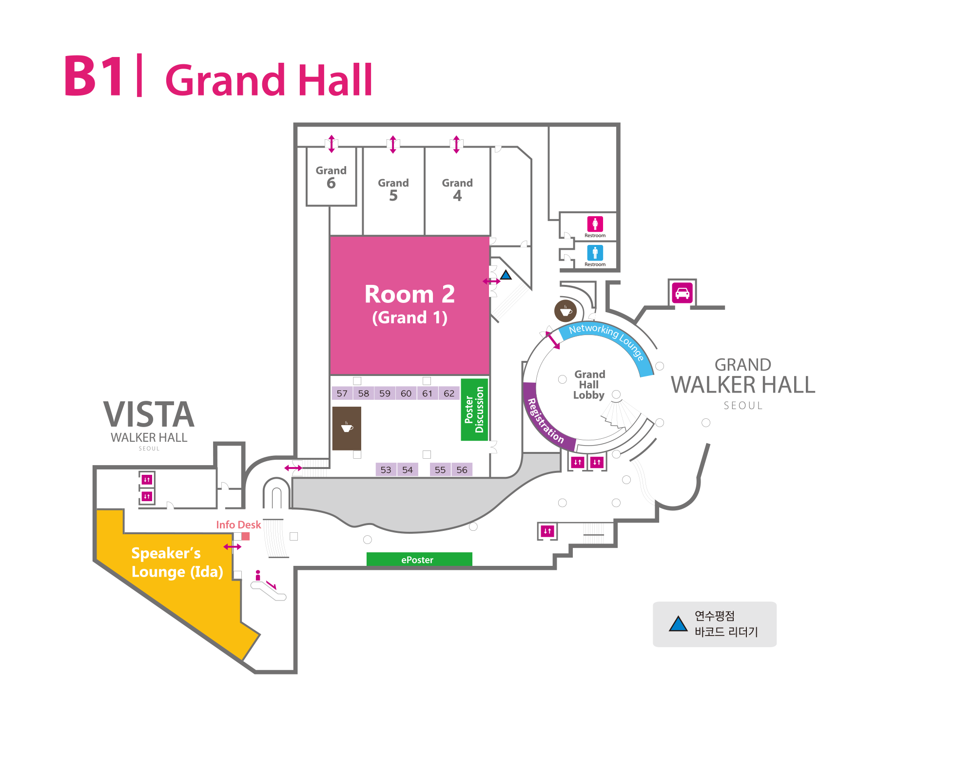 B1 Grand Hall Floor Plan